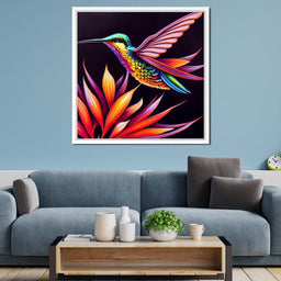 Hummingbird - TooplesArt - NicheCanvas