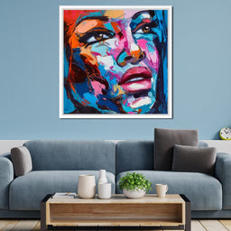 Violet Portrait - NicheCanvas