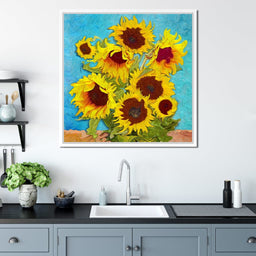 Impressionist Sunflowers - NicheCanvas