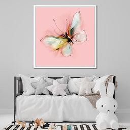 White Butterfly - NicheCanvas