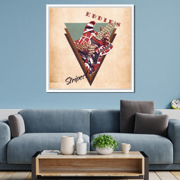 Eddie Van Halen's Guitar Retro - Abraham Szomor - NicheCanvas