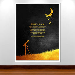 Psalm 8:1-4 - ABConcepts - NicheCanvas