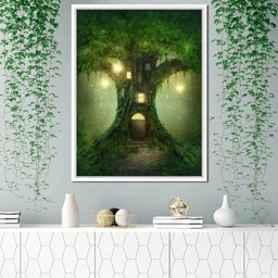 Magical Tree House - NicheCanvas