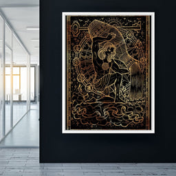 Zodiac sign Aquarius - NicheCanvas