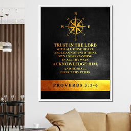 Proverbs 3:5-6 - ABConcepts - NicheCanvas