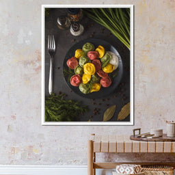 Plate of Pasta - NicheCanvas