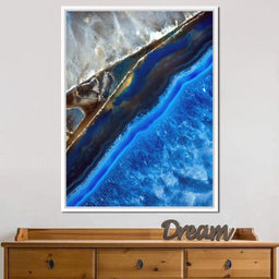 Blue Stone - NicheCanvas