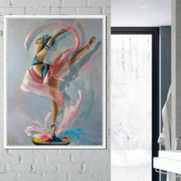 Ballet Dancer Artist Palette - NicheCanvas