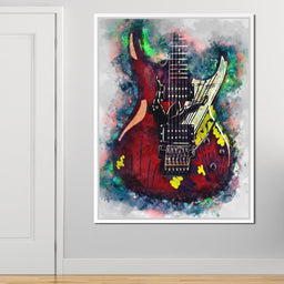Joe Satriani's Guitar - Abraham Szomor - NicheCanvas