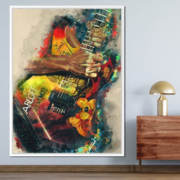Kirk Hammett's Electric Guitar - Abraham Szomor - NicheCanvas