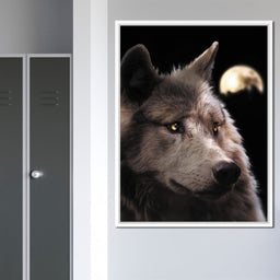 Wolf Moon - Zenzdesign - NicheCanvas