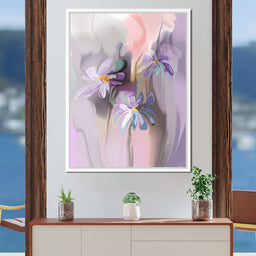 Purple Daisies - NicheCanvas