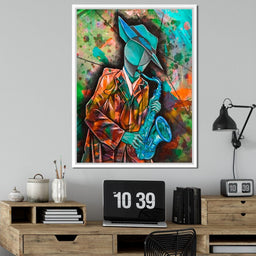 Soul Jazz Player - NicheCanvas