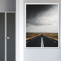 Start Strong Finish Stronger - ABConcepts - NicheCanvas