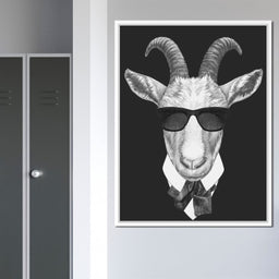 Dressed Up Goat - NicheCanvas