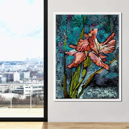 Red Iris - NicheCanvas