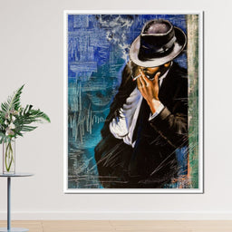 Smoking Man - NicheCanvas