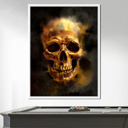 Golden Skull - NicheCanvas