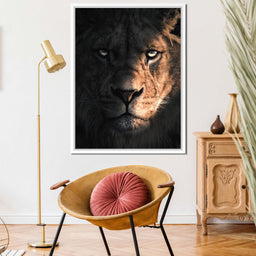 Lion Dark - Zenzdesign - NicheCanvas