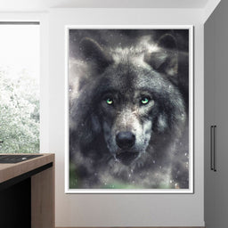 Midnight Wolf - Zenzdesign - NicheCanvas