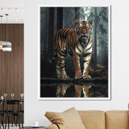 Tiger Reflection - Zenzdesign - NicheCanvas