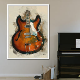 John Lennon's Guitar - Abraham Szomor - NicheCanvas