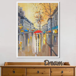 Rain in Boston - NicheCanvas