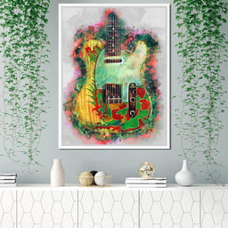 Jimmy Page's Guitar - Abraham Szomor - NicheCanvas