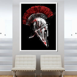 Greek Warrior Helmet - NicheCanvas