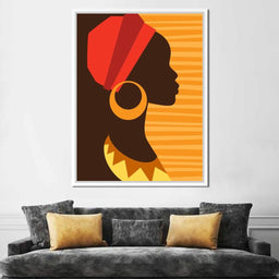 African Woman Profile - NicheCanvas