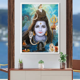 Lord Shiva Portrait - NicheCanvas