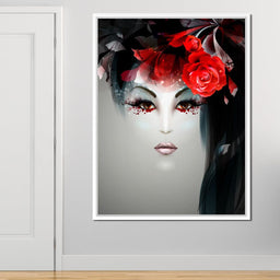 Geisha Portrait - NicheCanvas