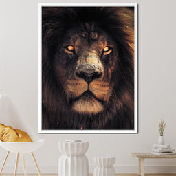 Scary Lion - Zenzdesign - NicheCanvas