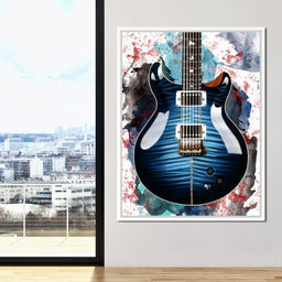 Santana's Electric Guitar - Abraham Szomor - NicheCanvas