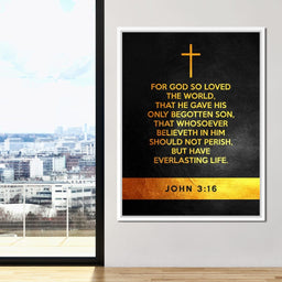 John 3:16 - ABConcepts - NicheCanvas
