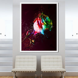 Colored Rose - Milos Karanovic - NicheCanvas