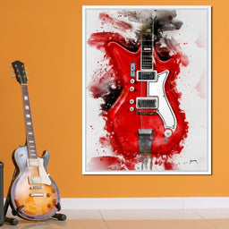 Jack White's Guitar - Abraham Szomor - NicheCanvas