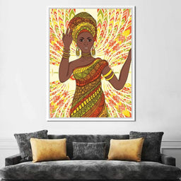 Beautiful Dancing Woman - NicheCanvas