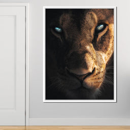 Lioness Eyes - Zenzdesign - NicheCanvas