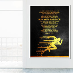 Hebrews 12:1-2 - ABConcepts - NicheCanvas