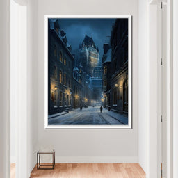 Quebec City Lights - NicheCanvas