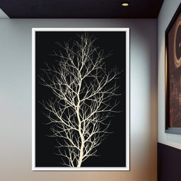 The Black Tree - Kubistika - NicheCanvas