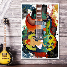 Eric Clapton's Solid Guitar - Abraham Szomor - NicheCanvas