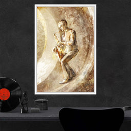 Playing the Saxophone - NicheCanvas