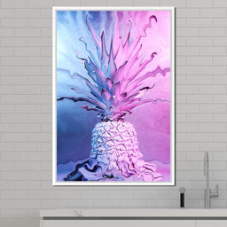 Psychedelic Pineapple - NicheCanvas