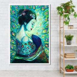 Silk Peafowl - Chiara Magni - NicheCanvas