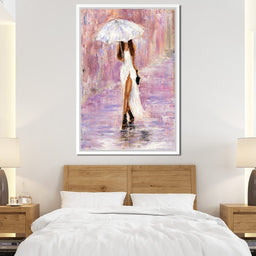 The Bridesmaid Under the Rain - NicheCanvas