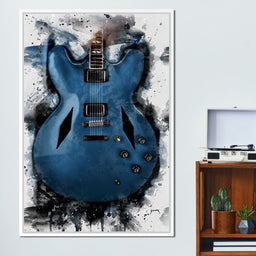 Dave Grohl's Electric Guitar - Abraham Szomor - NicheCanvas