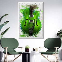 Brian Setzer's Guitar - Abraham Szomor - NicheCanvas