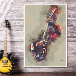 James Hetfield's Electric Guitar - Abraham Szomor - NicheCanvas